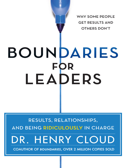 Title details for Boundaries for Leaders by Henry Cloud - Wait list
